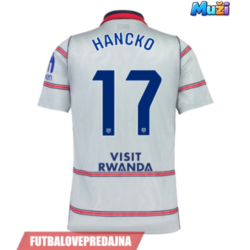 Lacne Muži Futbalové dres Atletico Madrid David Hancko #17 2026-27 Krátky Rukáv - Tretina